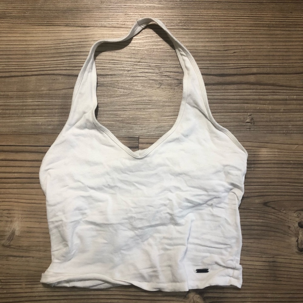 white halter top